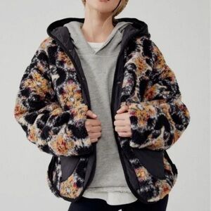 FP Movement by Free People Elevation Jacquard Reversible Fleece Jacket SMALL